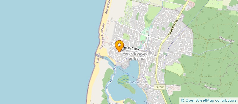 localisation de l'entreprise MONSIEUR PIERRE DAGES  VIEUX-BOUCAU-LES-BAINS