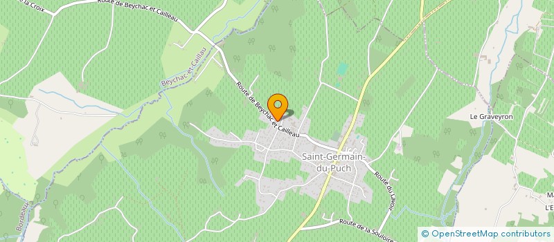 localisation de l'entreprise MONSIEUR PIERRE DAGNEAU  SAINT-GERMAIN-DU-PUCH