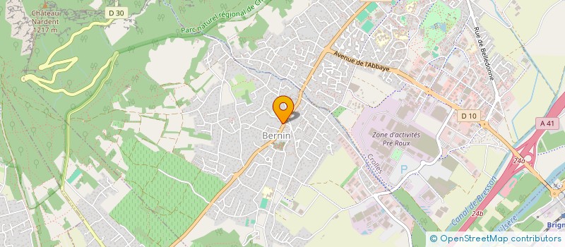 localisation de l'entreprise MONSIEUR PIERRE DAHIANI  BERNIN