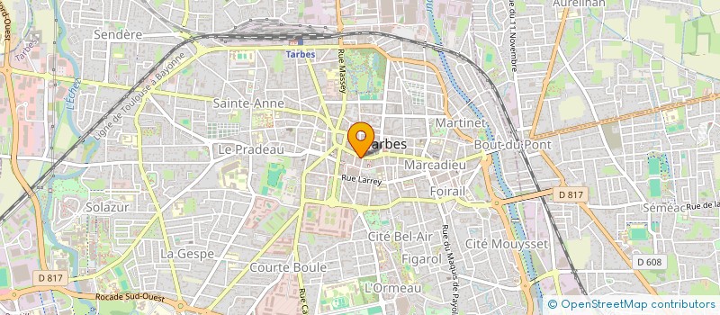 localisation de l'entreprise MONSIEUR PIERRE DALAVAT à TARBES