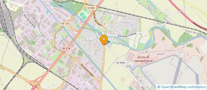 localisation de l'entreprise MONSIEUR PIERRE DALEBROUX  LONGVIC