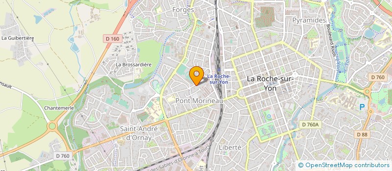 localisation de l'entreprise MONSIEUR PIERRE DALICIEUX à LA ROCHE-SUR-YON