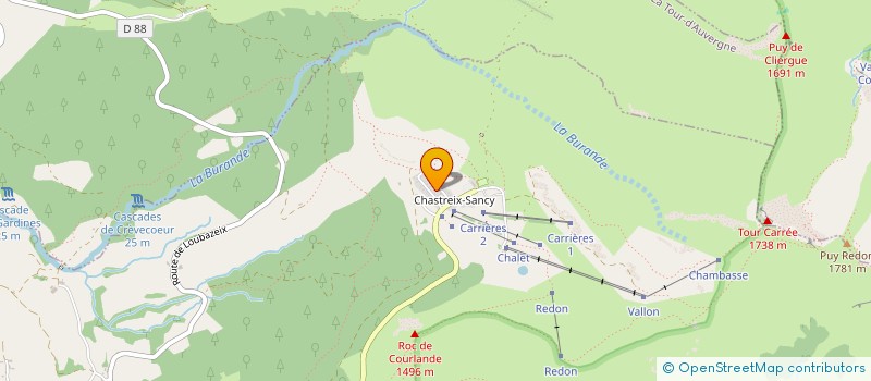 localisation de l'entreprise MONSIEUR PIERRE DALLA ZANNA  CHASTREIX