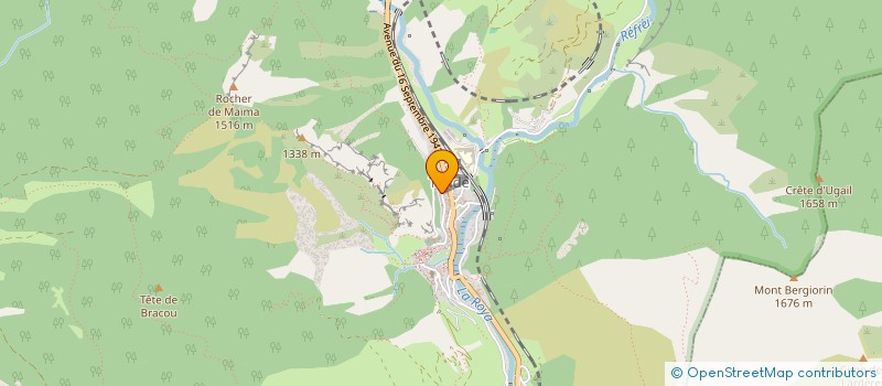 localisation de l'entreprise MONSIEUR PIERRE DALMASSO  TENDE