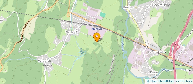 localisation de l'entreprise MONSIEUR PIERRE DALY  NURIEUX-VOLOGNAT