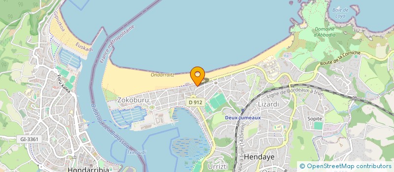 localisation de l'entreprise MONSIEUR PIERRE DAMESTOY à HENDAYE
