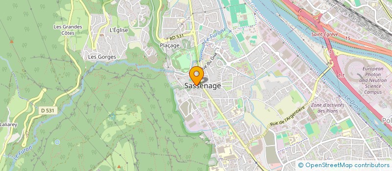 localisation de l'entreprise MONSIEUR PIERRE DAMIANI à SASSENAGE