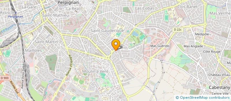 localisation de l'entreprise MONSIEUR PIERRE DAMIEN  PERPIGNAN