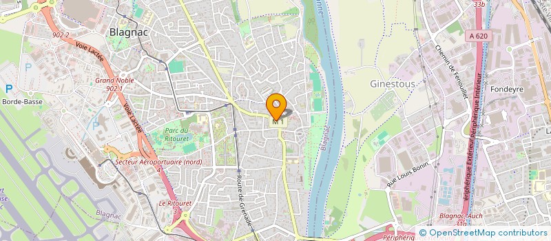 localisation de l'entreprise MONSIEUR PIERRE DAMIEN QUINTANA  BLAGNAC