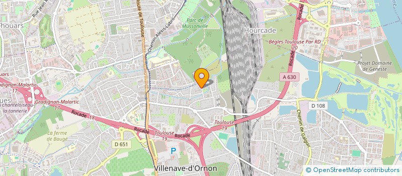 localisation de l'entreprise MONSIEUR PIERRE DANCLA  VILLENAVE-D'ORNON