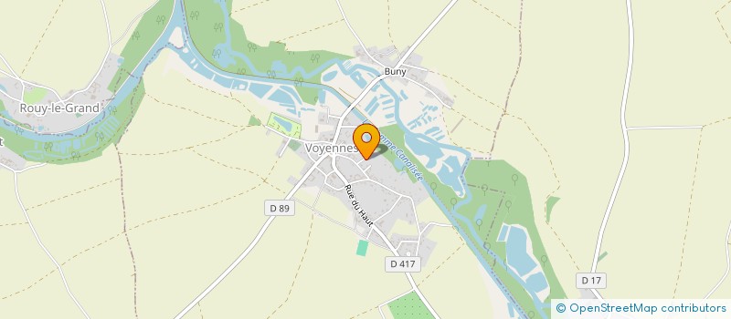 localisation de l'entreprise MONSIEUR PIERRE DANCOISNE  VOYENNES