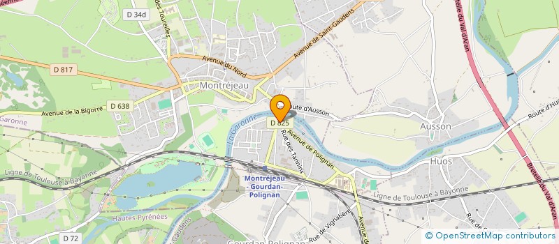 localisation de l'entreprise MONSIEUR PIERRE DANFLOUS  GOURDAN-POLIGNAN