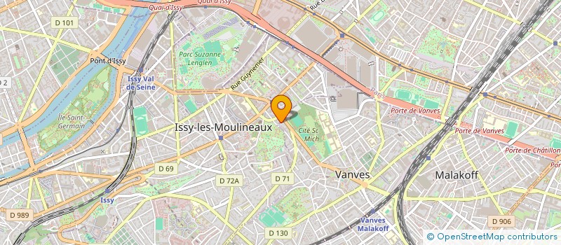 localisation de l'entreprise MONSIEUR PIERRE DANGREAUX à VANVES