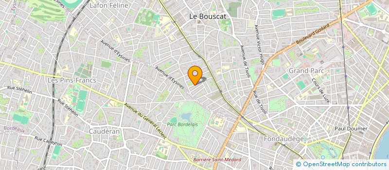 localisation de l'entreprise MONSIEUR PIERRE DANIEL  LE BOUSCAT