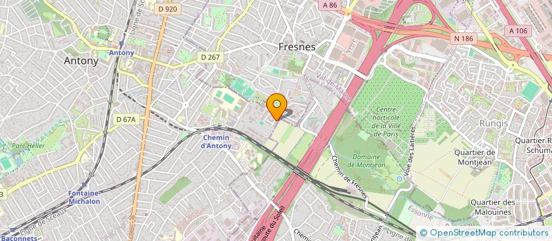 localisation de l'entreprise MONSIEUR PIERRE DANIEL à ANTONY