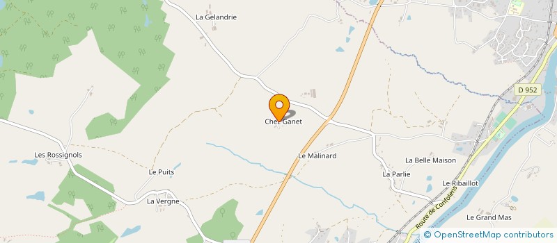 localisation de l'entreprise MONSIEUR PIERRE DANLOS  ANSAC-SUR-VIENNE