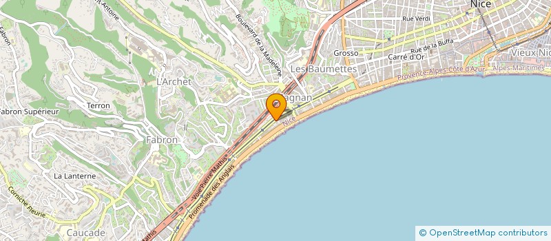 localisation de l'entreprise MONSIEUR PIERRE DANNA  NICE