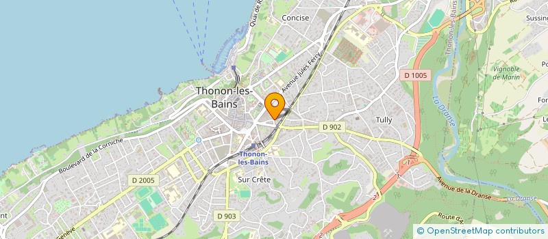 localisation de l'entreprise MONSIEUR PIERRE DANTAND à THONON-LES-BAINS