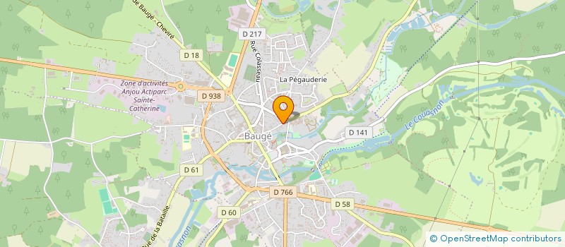 localisation de l'entreprise MONSIEUR PIERRE DANTO  BAUGE-EN-ANJOU