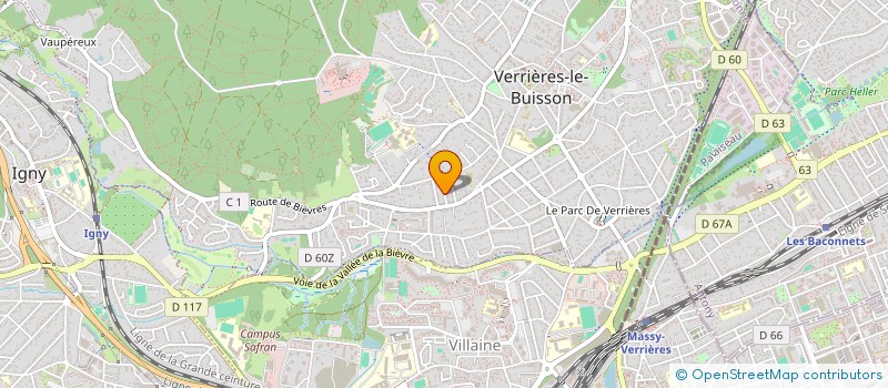 localisation de l'entreprise MONSIEUR PIERRE DANTON à VERRIERES-LE-BUISSON