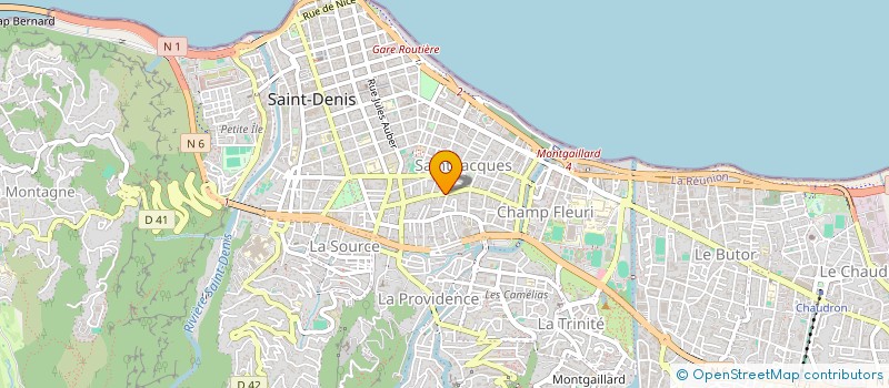 localisation de l'entreprise MONSIEUR PIERRE DAOUT  SAINT-DENIS