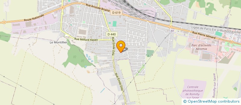 localisation de l'entreprise MONSIEUR PIERRE DARDIER  ROMILLY-SUR-SEINE