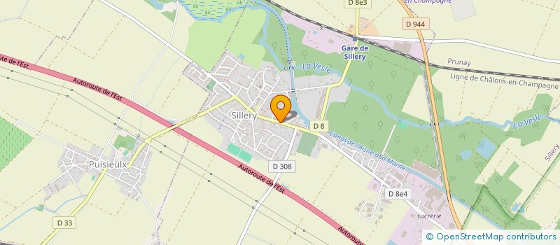 localisation de l'entreprise MONSIEUR PIERRE DARME  SILLERY