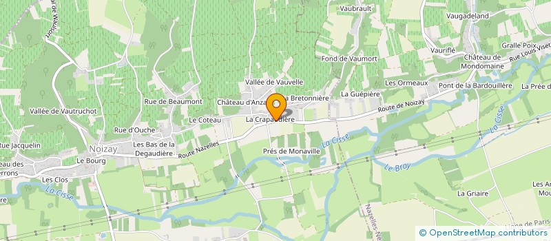 localisation de l'entreprise MONSIEUR PIERRE DARRAGON à VOUVRAY