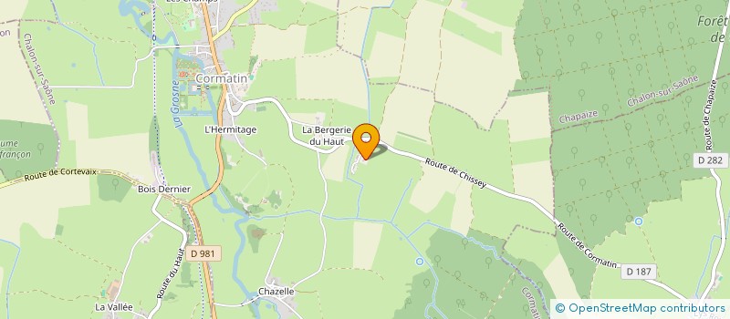 localisation de l'entreprise MONSIEUR PIERRE DAUBARD  AMEUGNY