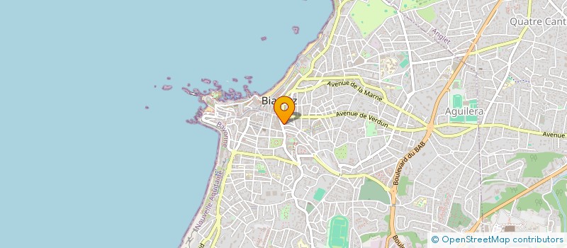 localisation de l'entreprise MONSIEUR PIERRE DAUDIN à BIARRITZ