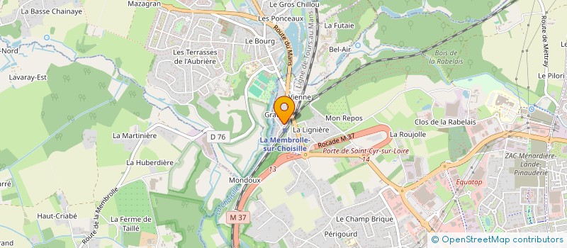 localisation de l'entreprise MONSIEUR PIERRE DAUFRESNE à SAINT-CYR-SUR-LOIRE