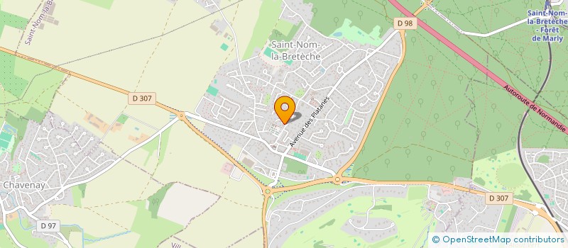 localisation de l'entreprise MONSIEUR PIERRE DAUMARD  SAINT-NOM-LA-BRETECHE