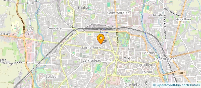 localisation de l'entreprise MONSIEUR PIERRE DAUPHIN  TARBES