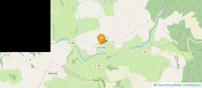 localisation de l'entreprise MONSIEUR PIERRE DAUSSE  SAINT-LEONS