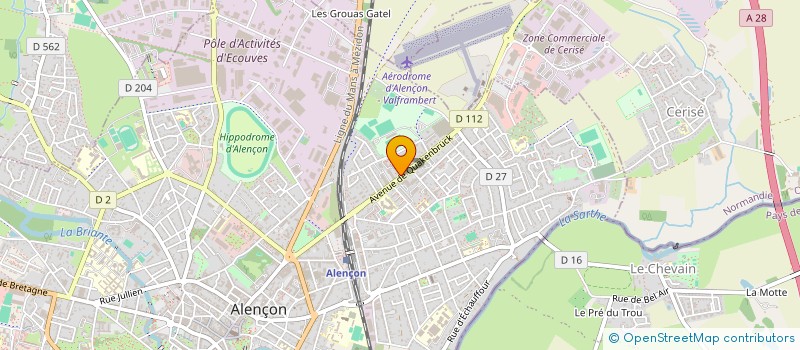 localisation de l'entreprise MONSIEUR PIERRE DAUTET à ALENCON