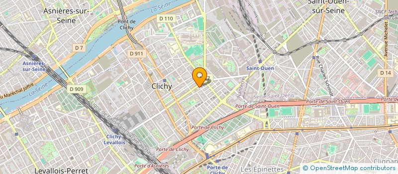 localisation de l'entreprise MONSIEUR PIERRE DAVEUX à CLICHY