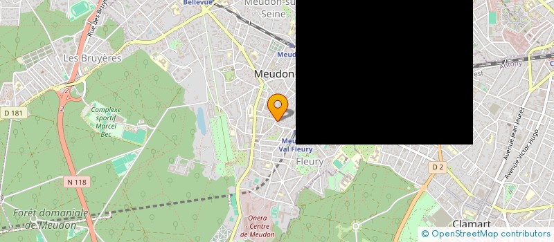localisation de l'entreprise MONSIEUR PIERRE DAVID à MEUDON