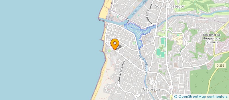 localisation de l'entreprise MONSIEUR PIERRE DAVID  CAPBRETON