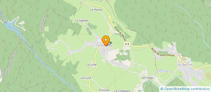 localisation de l'entreprise MONSIEUR PIERRE-DAVID MOINE  TARENTAISE