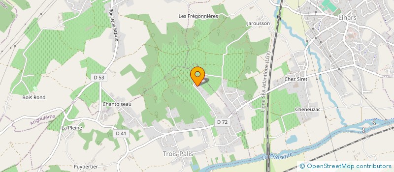 localisation de l'entreprise MONSIEUR PIERRE DAVION à TROIS-PALIS