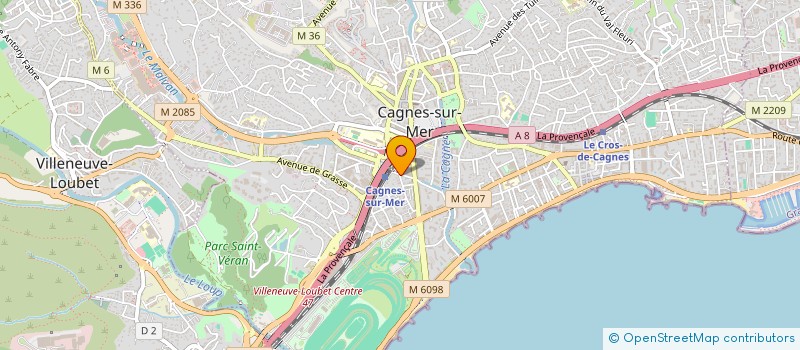 localisation de l'entreprise MONSIEUR PIERRE DAVIOT à CAGNES-SUR-MER