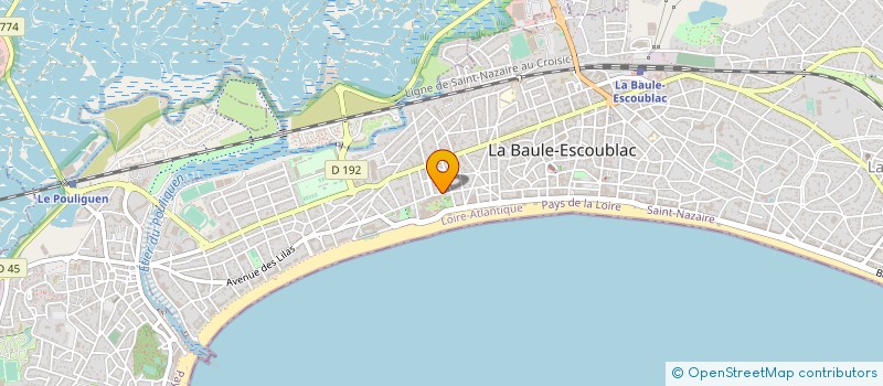 localisation de l'entreprise MONSIEUR PIERRE DAYOT à LA BAULE-ESCOUBLAC