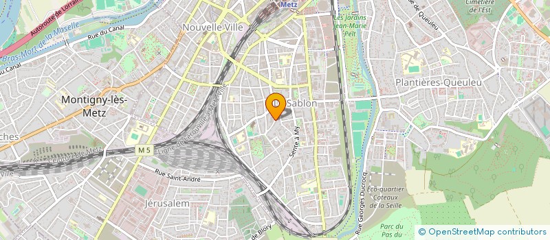 localisation de l'entreprise MONSIEUR PIERRE DE BISSCHOP  METZ