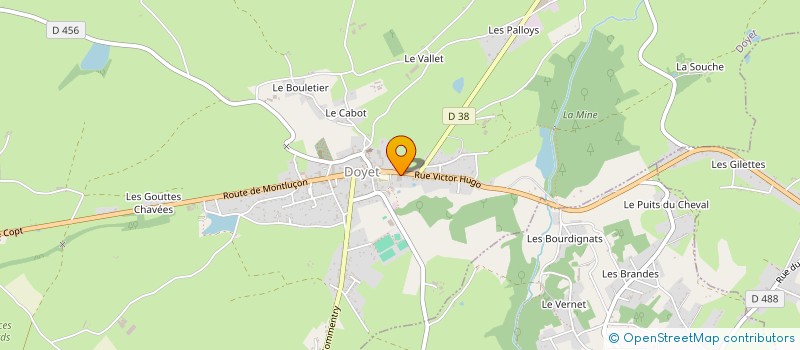 localisation de l'entreprise MONSIEUR PIERRE DE CLERCQ à DOYET