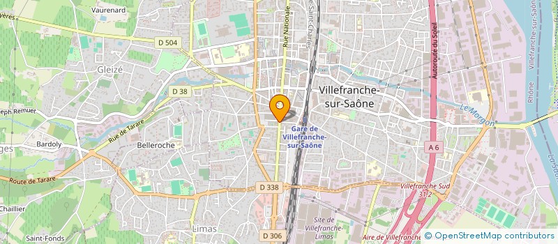 localisation de l'entreprise MONSIEUR PIERRE DE CONTO  VILLEFRANCHE-SUR-SAONE