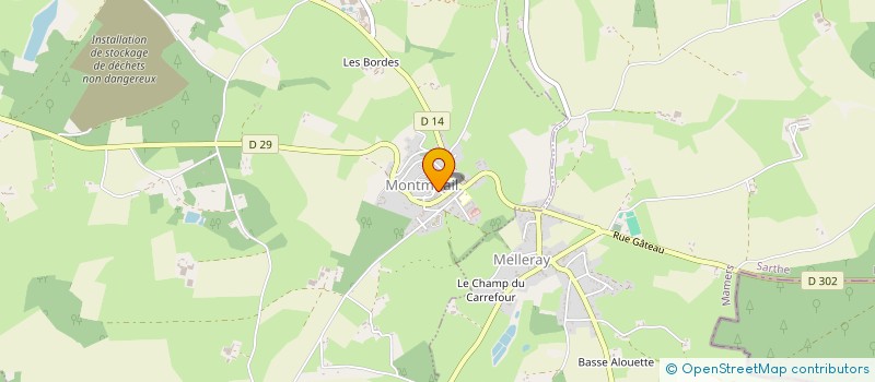 localisation de l'entreprise MONSIEUR PIERRE DE FAYET  MONTMIRAIL