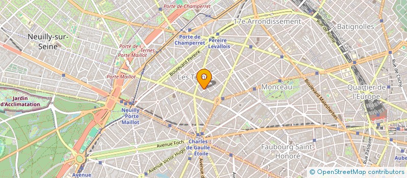 localisation de l'entreprise MONSIEUR PIERRE DE FRAGUIER  PARIS