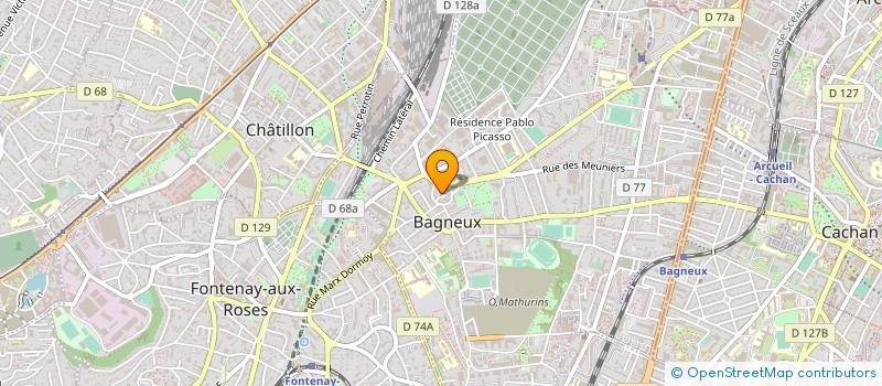 localisation de l'entreprise MONSIEUR PIERRE DE GRAUW à BAGNEUX