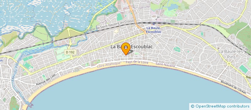 localisation de l'entreprise MONSIEUR PIERRE DE GRIMOUARD à LA BAULE-ESCOUBLAC