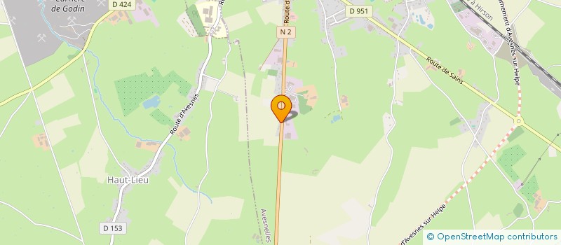 localisation de l'entreprise MONSIEUR PIERRE DE LA GORCE  AVESNELLES